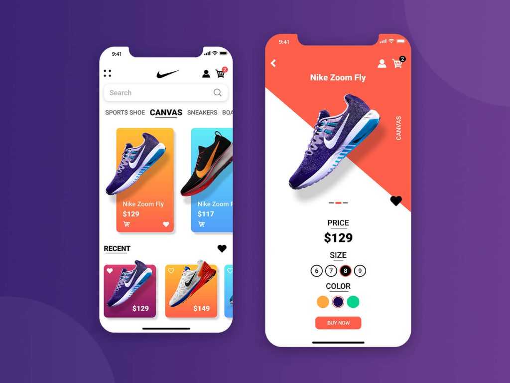 Nike Mobile App UI/UX Design | rshagor.com