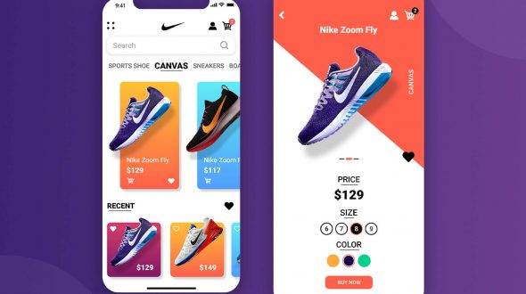 Nike Mobile App UI/UX Design