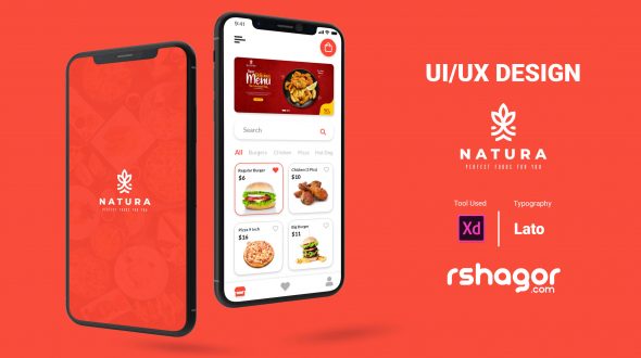 Natura Food App UI/UX Design