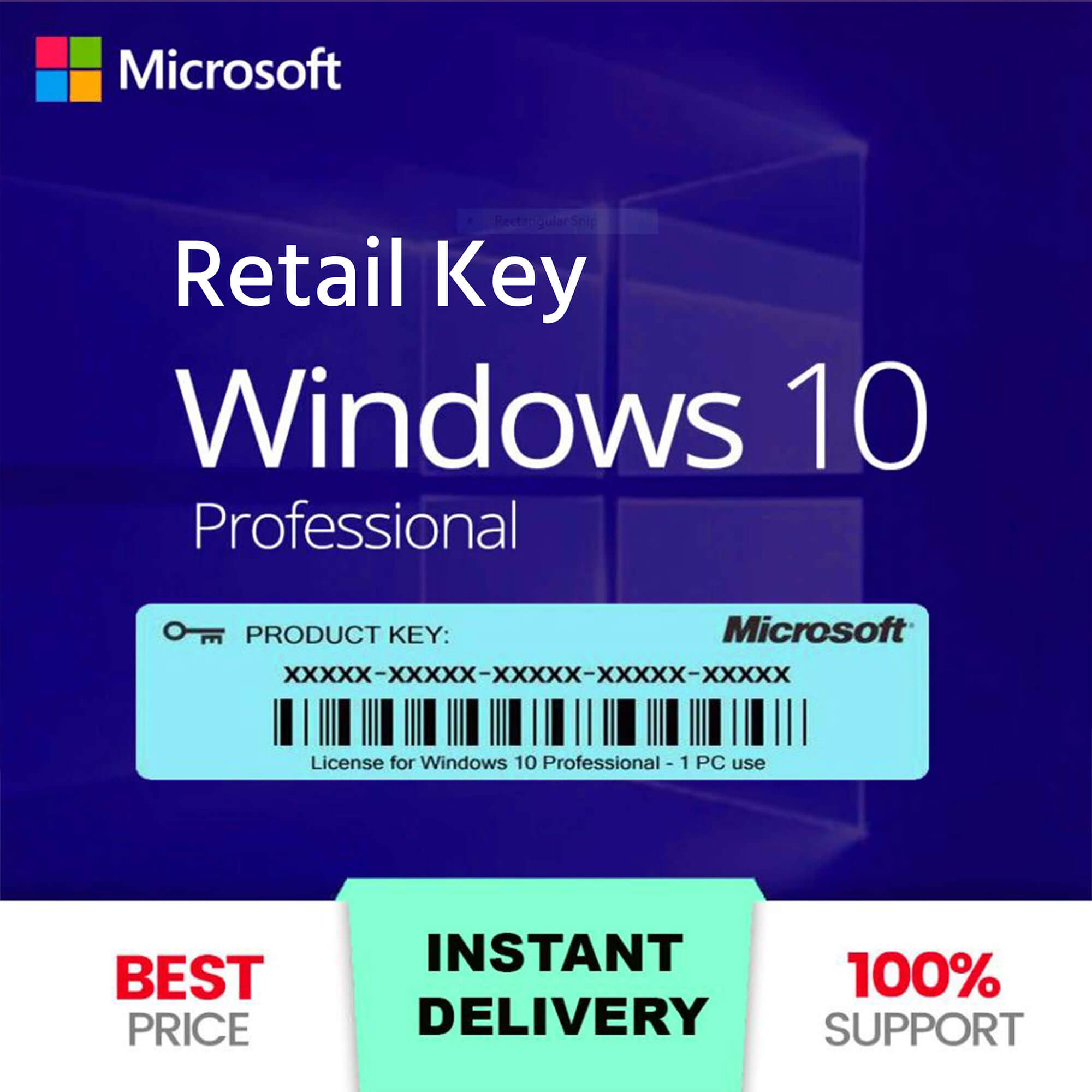 windows 10 pro retail key price