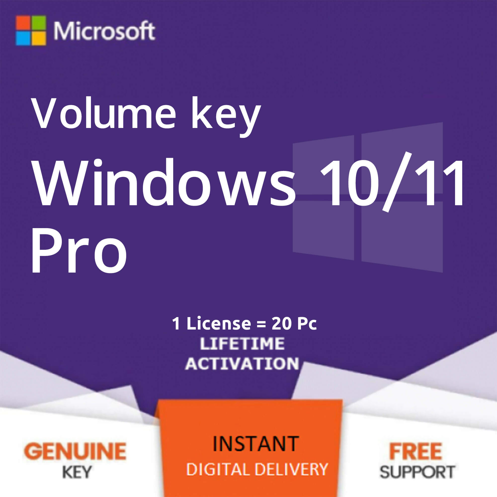windows 10 pro & enterprise license mak keys